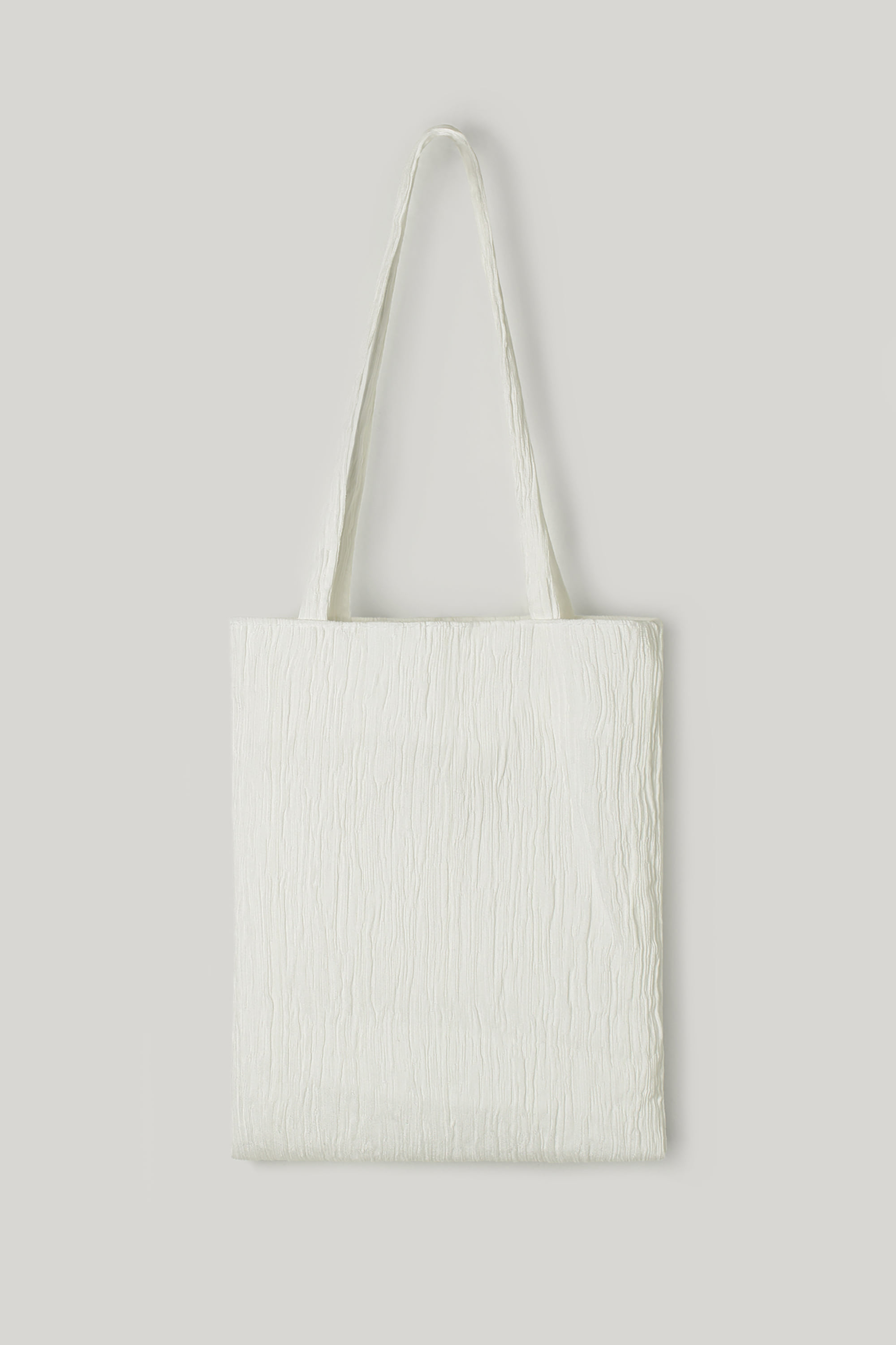 Pleats mini bag (white)