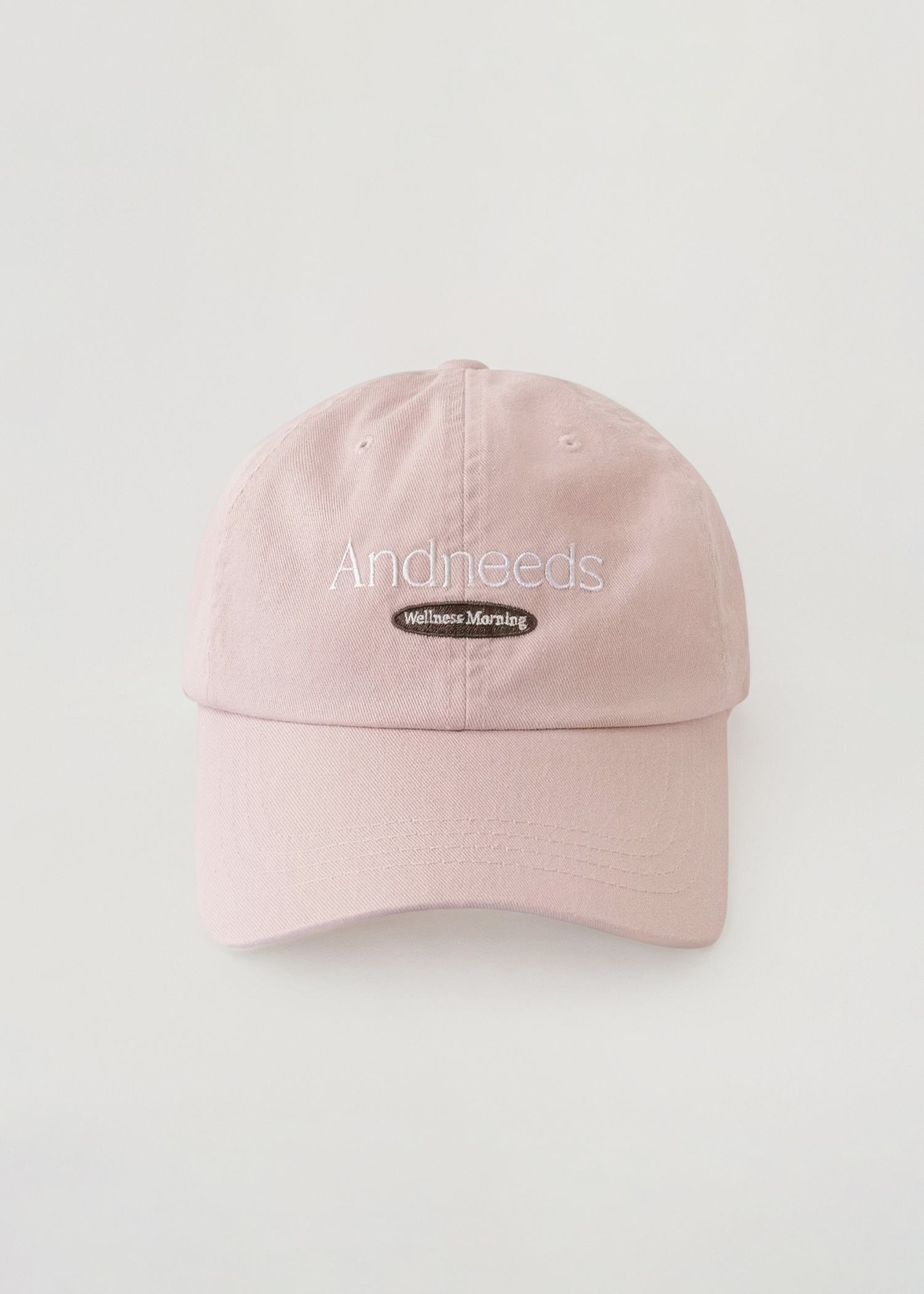 Washed logo ball cap (pink)